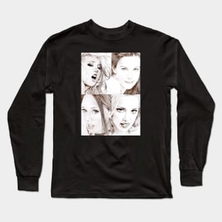 Blondes & Brunettes Long Sleeve T-Shirt